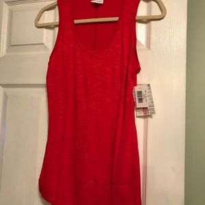 LuLaroe red tank size medium BBWT
